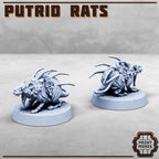 Image of the set of Stack City - x5 Putrid Rats - by Seaside Crow