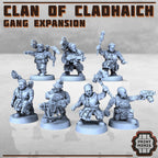 Image of the set of Clan of Cladhaich - x7 Mineral Gang Expansion - by Seaside Crow