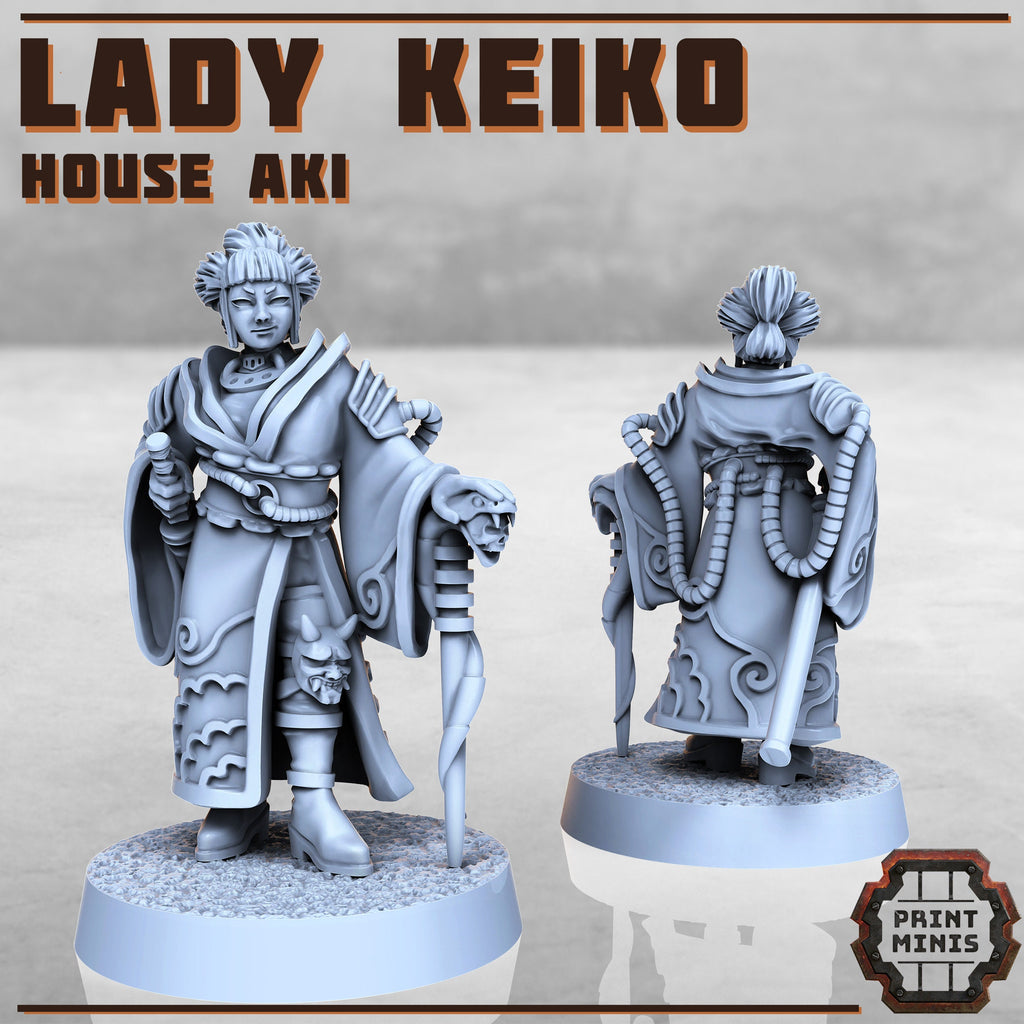 Image of the set of House Aki - Lady Keiko - by Seaside Crow