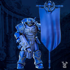 Image of the set of Victrix Legion - Banner Bearer - by Seaside Crow