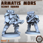Image of the set of Armatis Marines  - x6 Scouts - by Seaside Crow