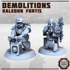 Image of the set of Kaledon Fortis - 1x Demolitions Expert - by Seaside Crow