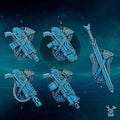 Image of the set of Scylla Legion - 5x Backpack Weapons - by Seaside Crow