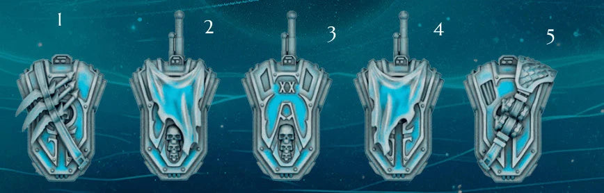 Image of the set of Scylla Legion - 5x Backpacks - by Seaside Crow