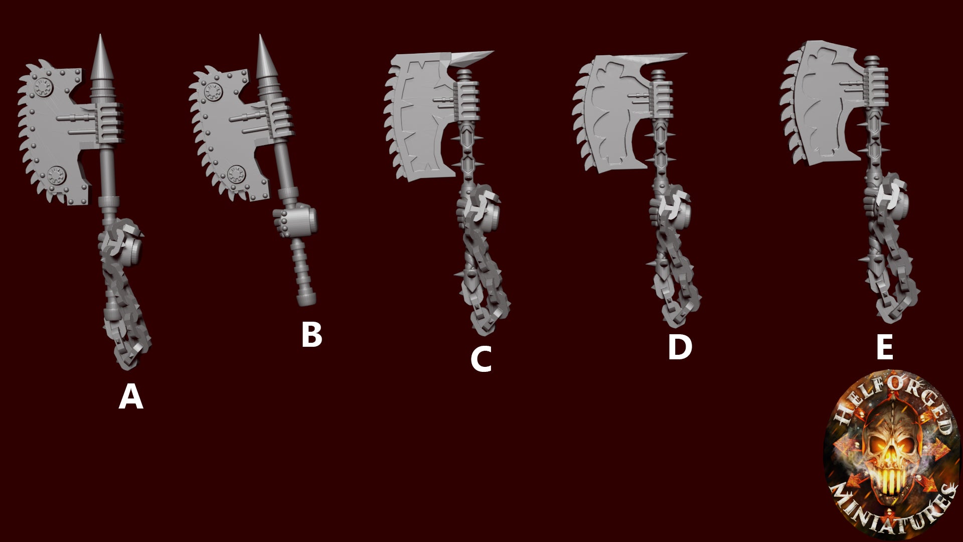 Carnage Legion - 5x Berzerker Chain-Axes