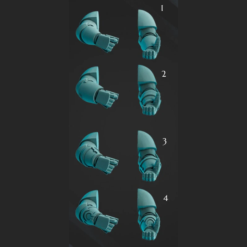 Scylla Legion - 5x Pairs of Scylla Arms (Guns)