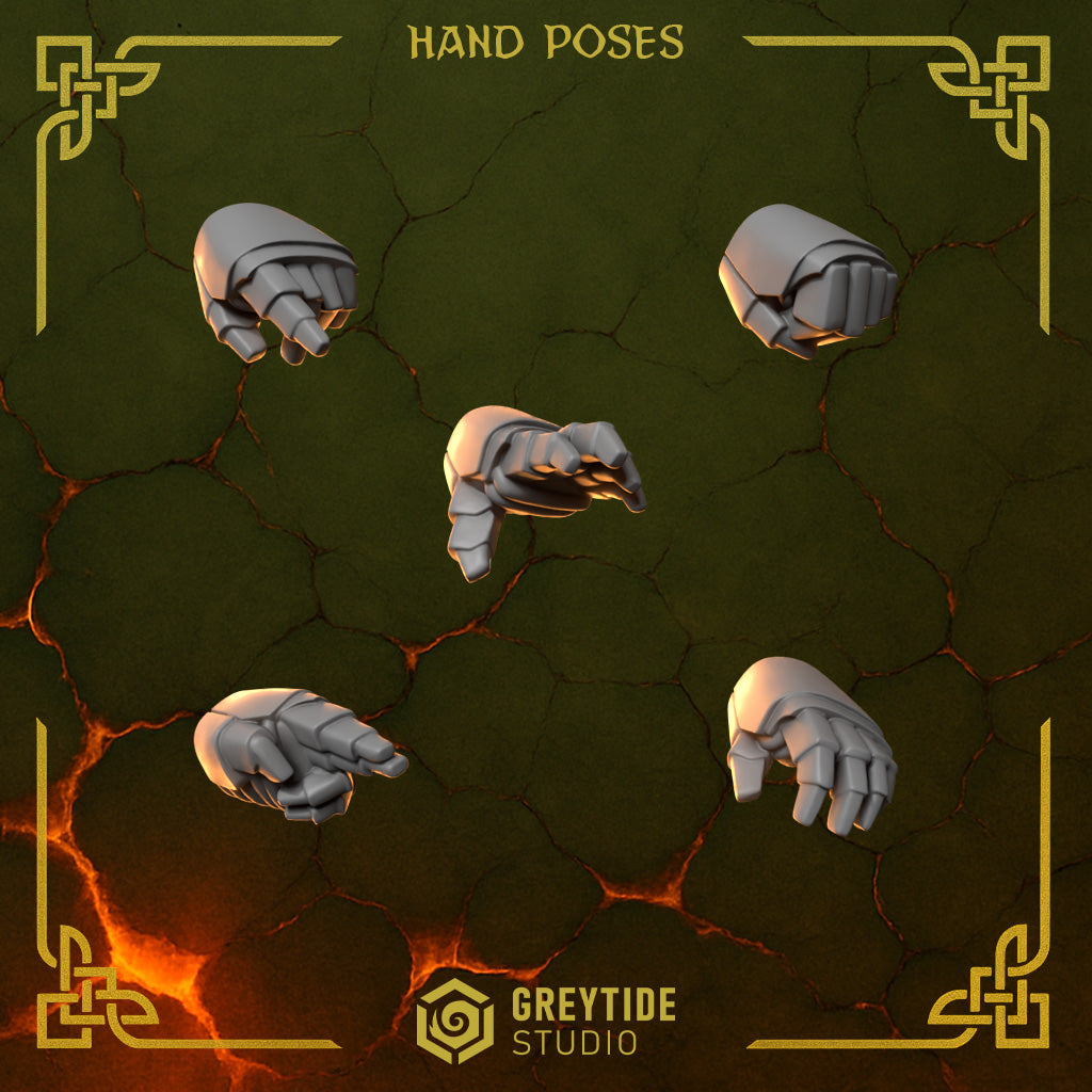 Anvil Wardens - 10x Hands (Five Pairs)