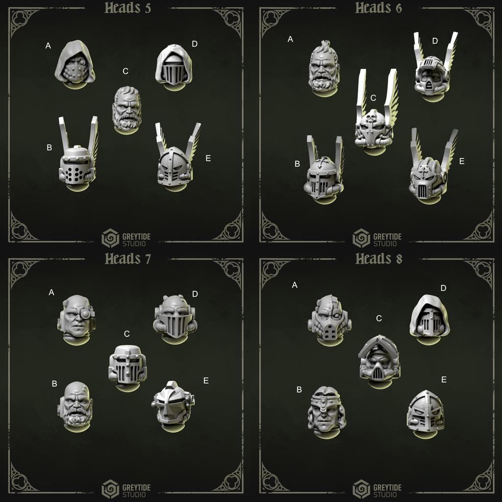 Eternal Pilgrims - 5x Heads