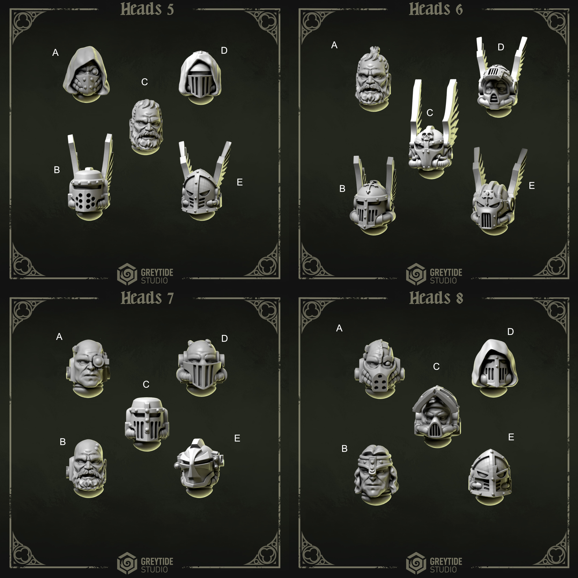 Eternal Pilgrims - 5x Heads