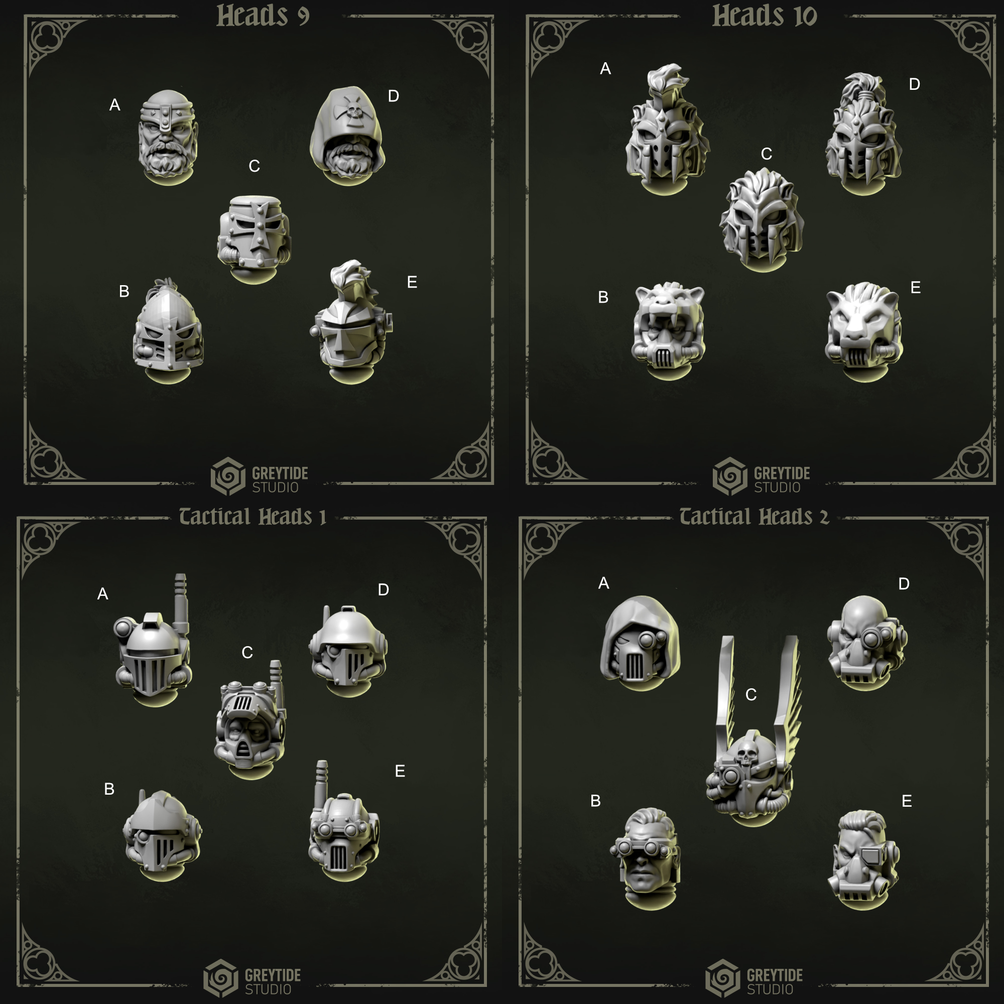 Eternal Pilgrims - 5x Heads