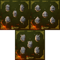 Image of the set of Anvil Wardens - 5x Heads - by Seaside Crow