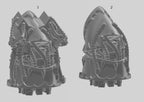 Image of the set of Grimdark Bits - 5x Jump Packs - by Seaside Crow