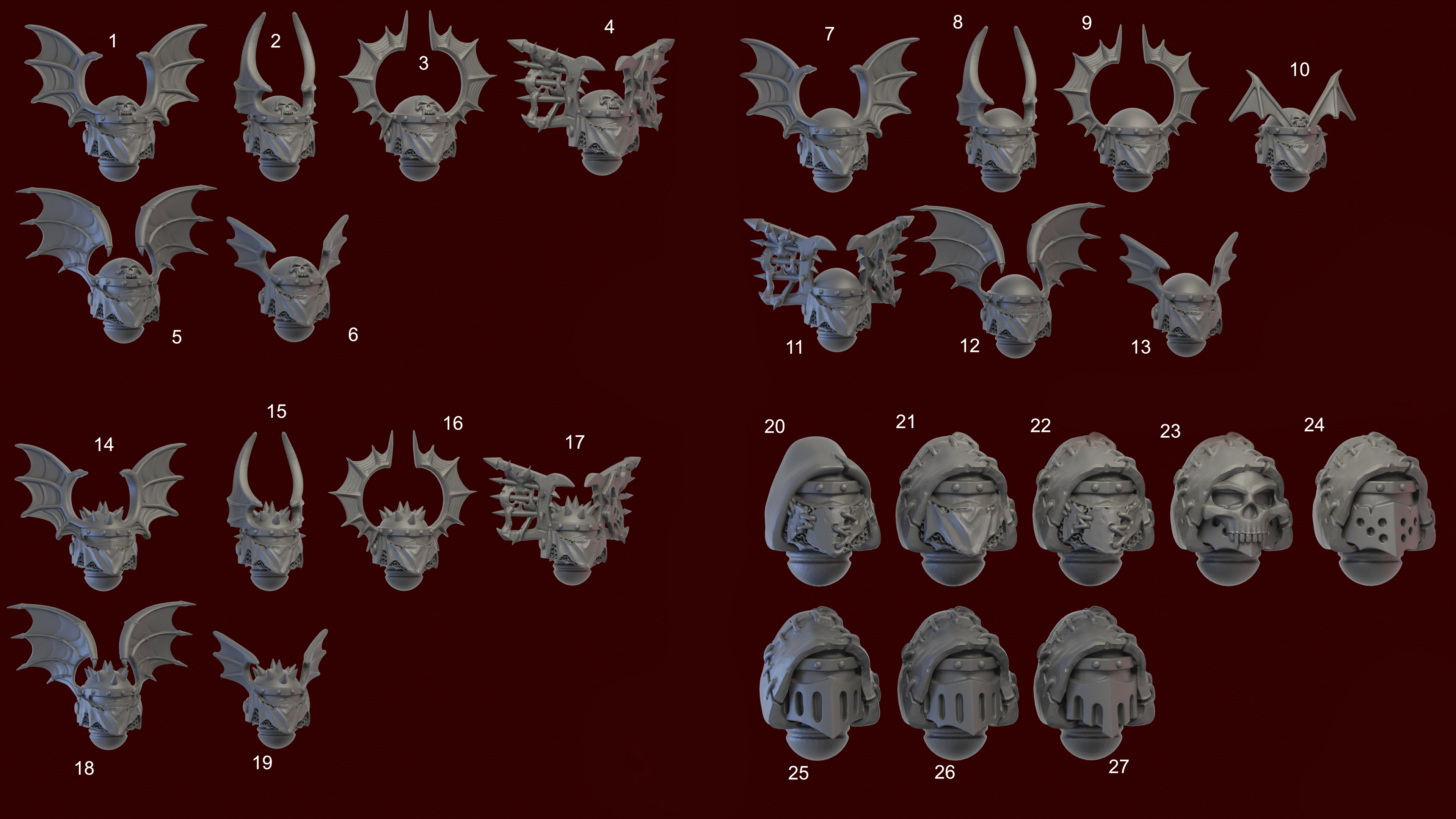 Midnight Counts - 5x Miezul Helmets