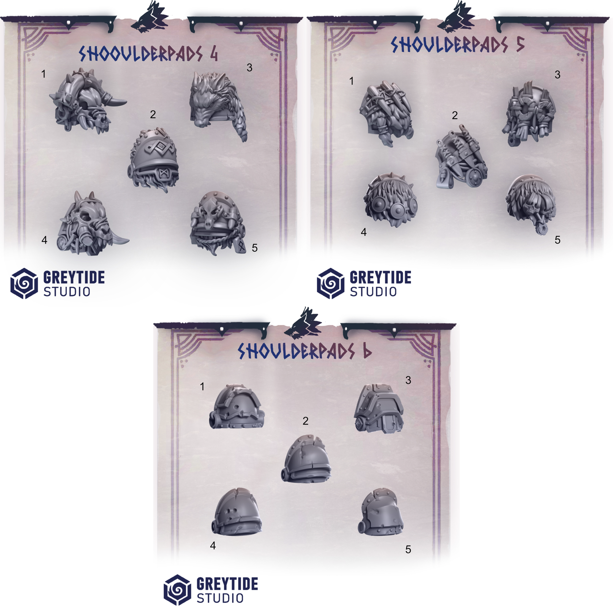 Primal Hounds - 5x Shoulder Pads