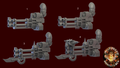 Image of the set of Grimdark Bits - 1x Satyr-9 Ranged Weapon - by Seaside Crow