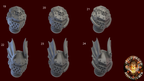 Grimdark Bits - 5x Satyr-9 Heads