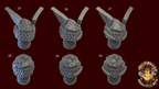 Grimdark Bits - 5x Satyr-9 Heads