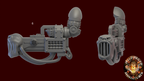 Image of the set of Grimdark Bits - 1x Satyr-9 Ranged Weapon - by Seaside Crow