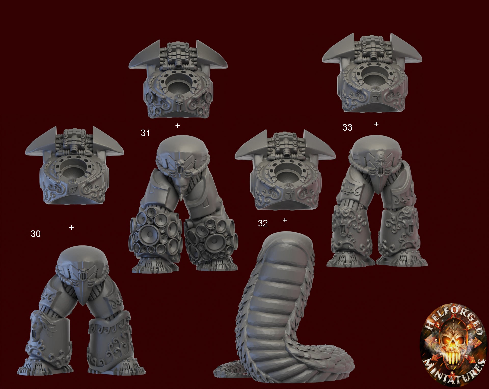 Grimdark Bits - 1x Satyr-9 Body