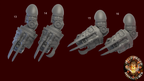 Image of the set of Grimdark Bits - 1x Satyr-9 Melee Weapon - by Seaside Crow