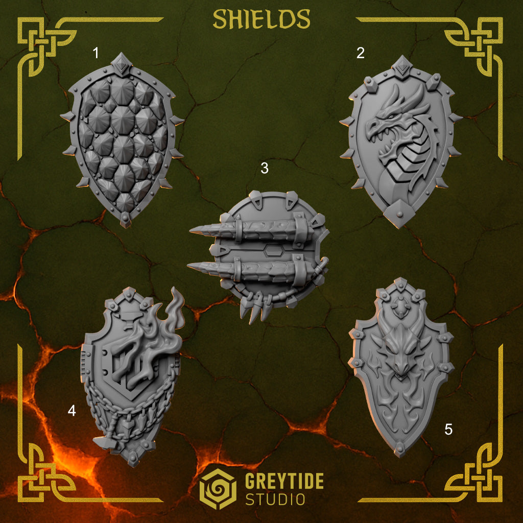 Anvil Wardens - 5x Shields
