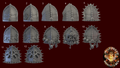 Grimdark Bits - 2x Satyr-9 Shoulder Pads