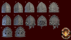 Grimdark Bits - 2x Satyr-9 Shoulder Pads