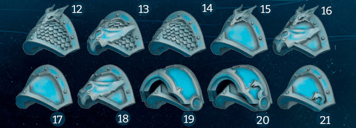 Scylla Legion - 5x Shoulder Pads