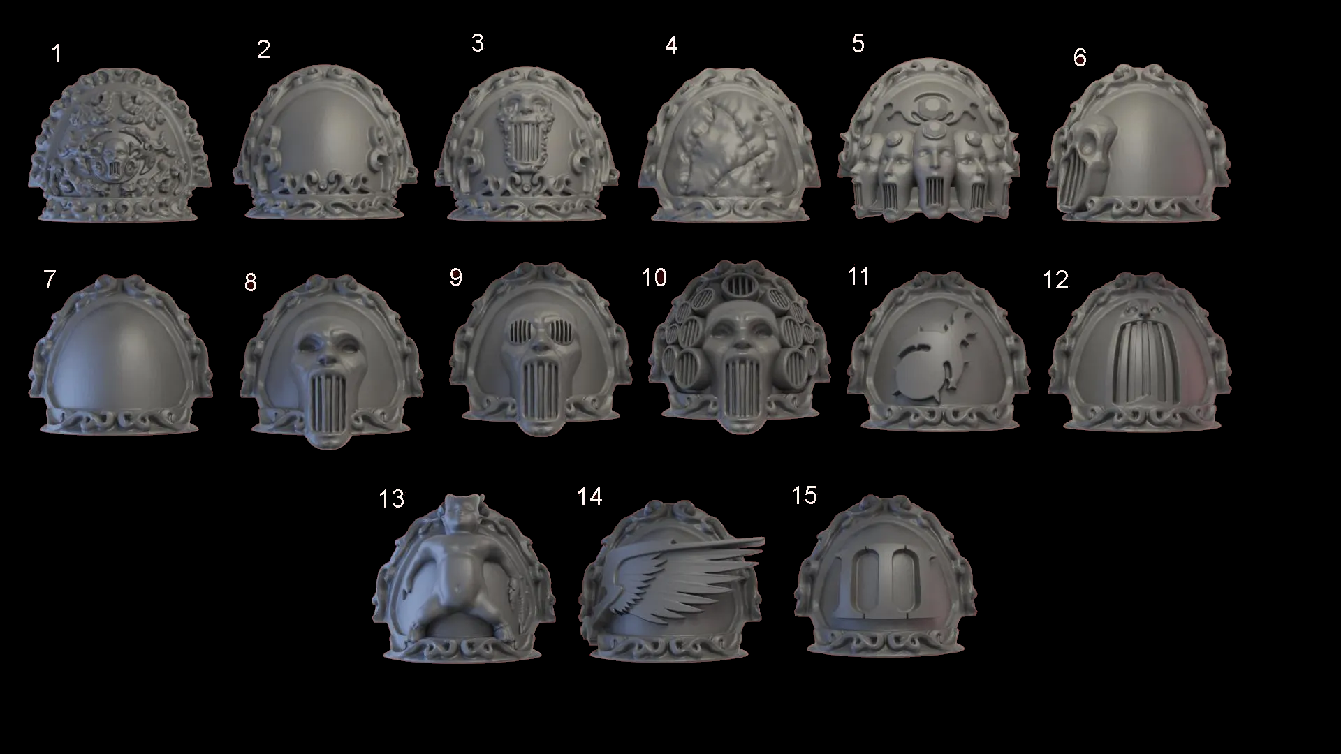 Sensual Sadists - 5x Shoulder Pads