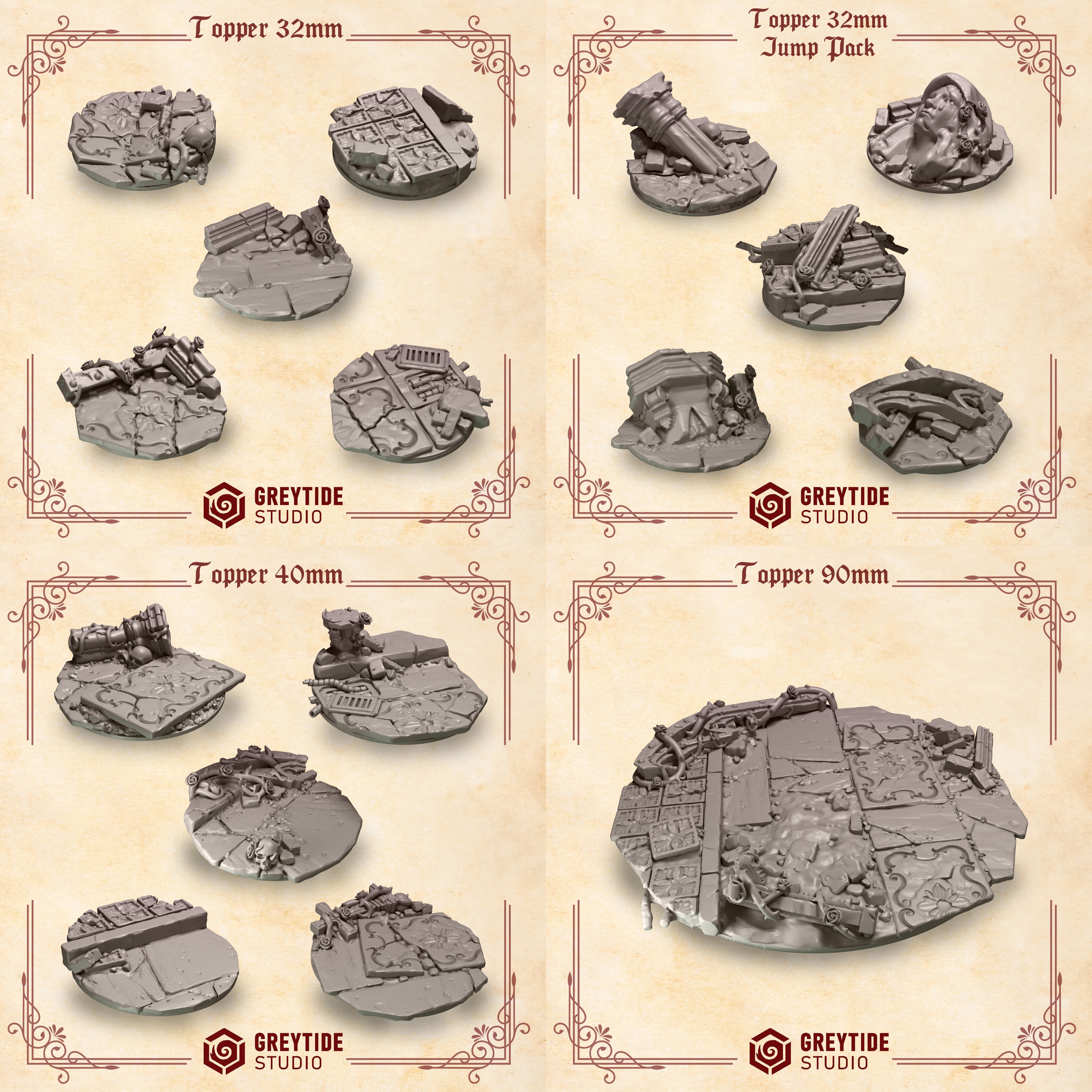 Crimson Lords  - Base Toppers