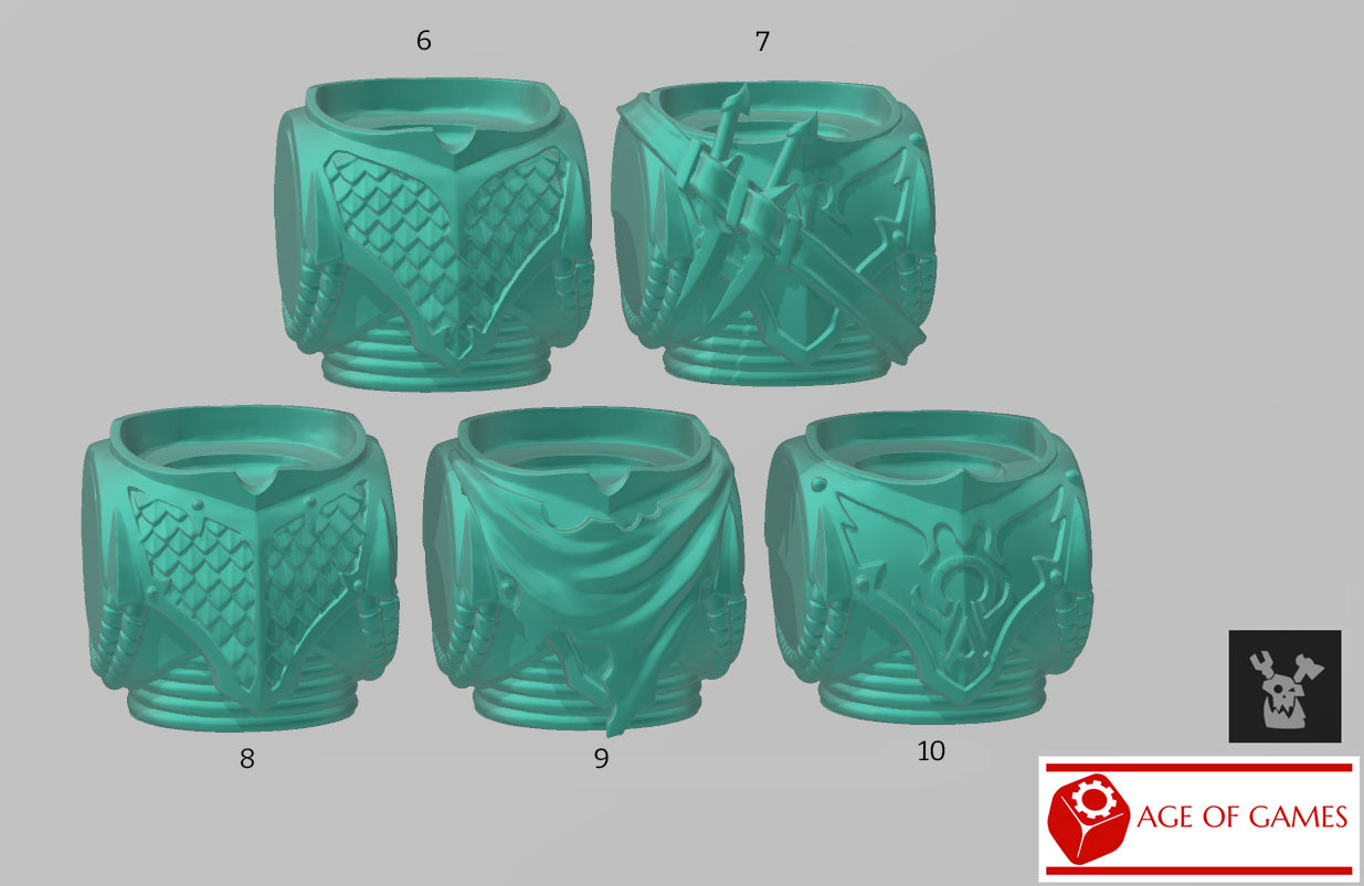 Scylla Legion - 5x Torsos