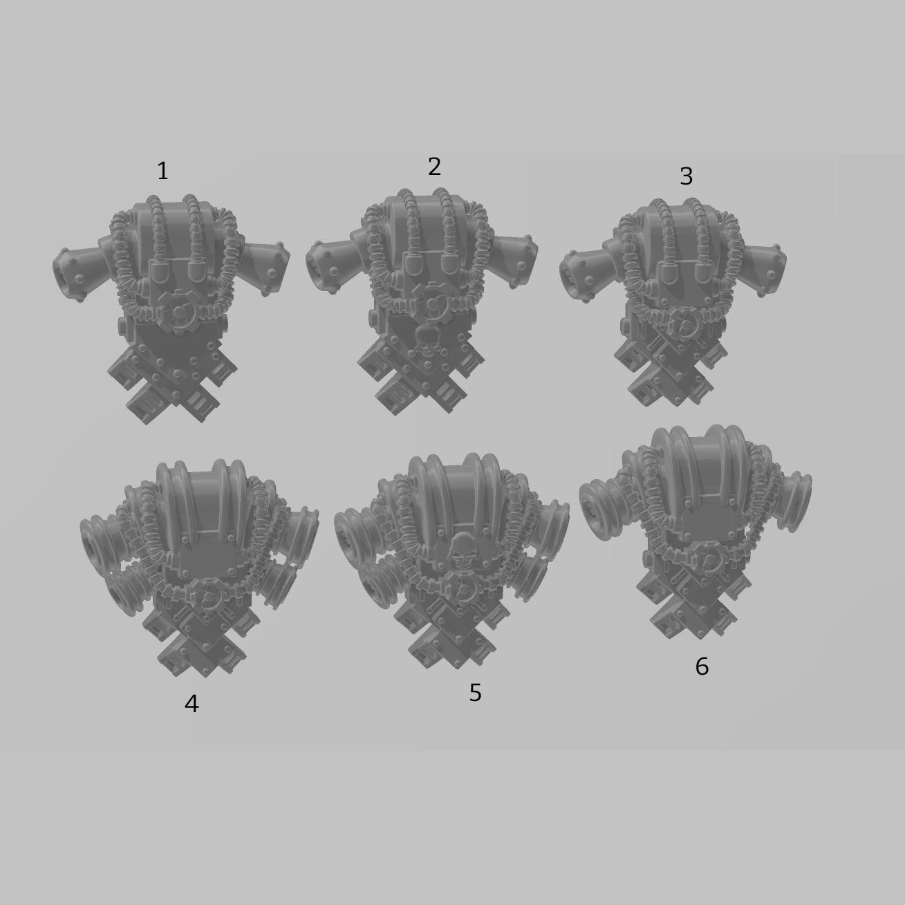 Legion of Iron - 5x Iron Backpacks