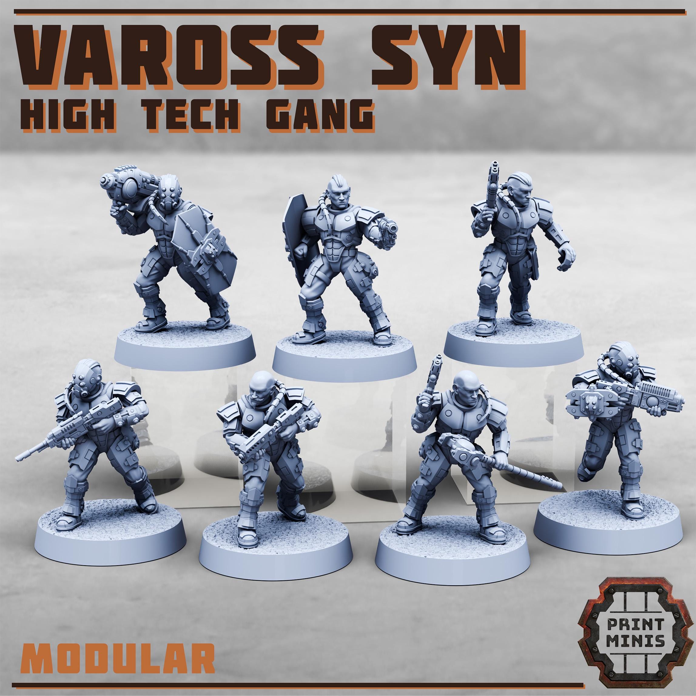 Image of the set of Vaross Syn - 7x Gangers - by Seaside Crow