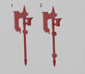 Image of the set of Lords of Carnage - 5x Excuriator Axes - by Seaside Crow