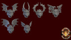Image of the set of Legion of Night - 5x Miezul Helmets (27 Variants!) - by Seaside Crow