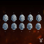 Image of the set of Carnage Reapers - 5x Helmets - by Seaside Crow