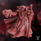 Image of the set of Crimson Wings Marines - Great Curathor Mathias - by Seaside Crow