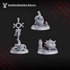 Image of the set of Tet'o Objective Markers (x6) - by Seaside Crow