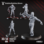 Image of the set of Tet'o Obsessed Squad (x4) - by Seaside Crow