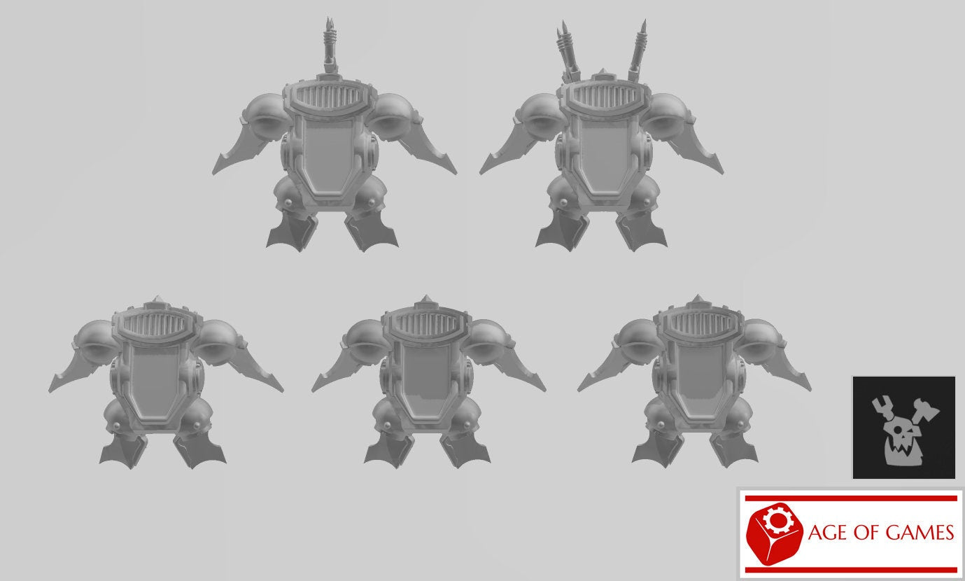 Image of the set of Indivisible Legion - 5x Flight Packs - by Seaside Crow