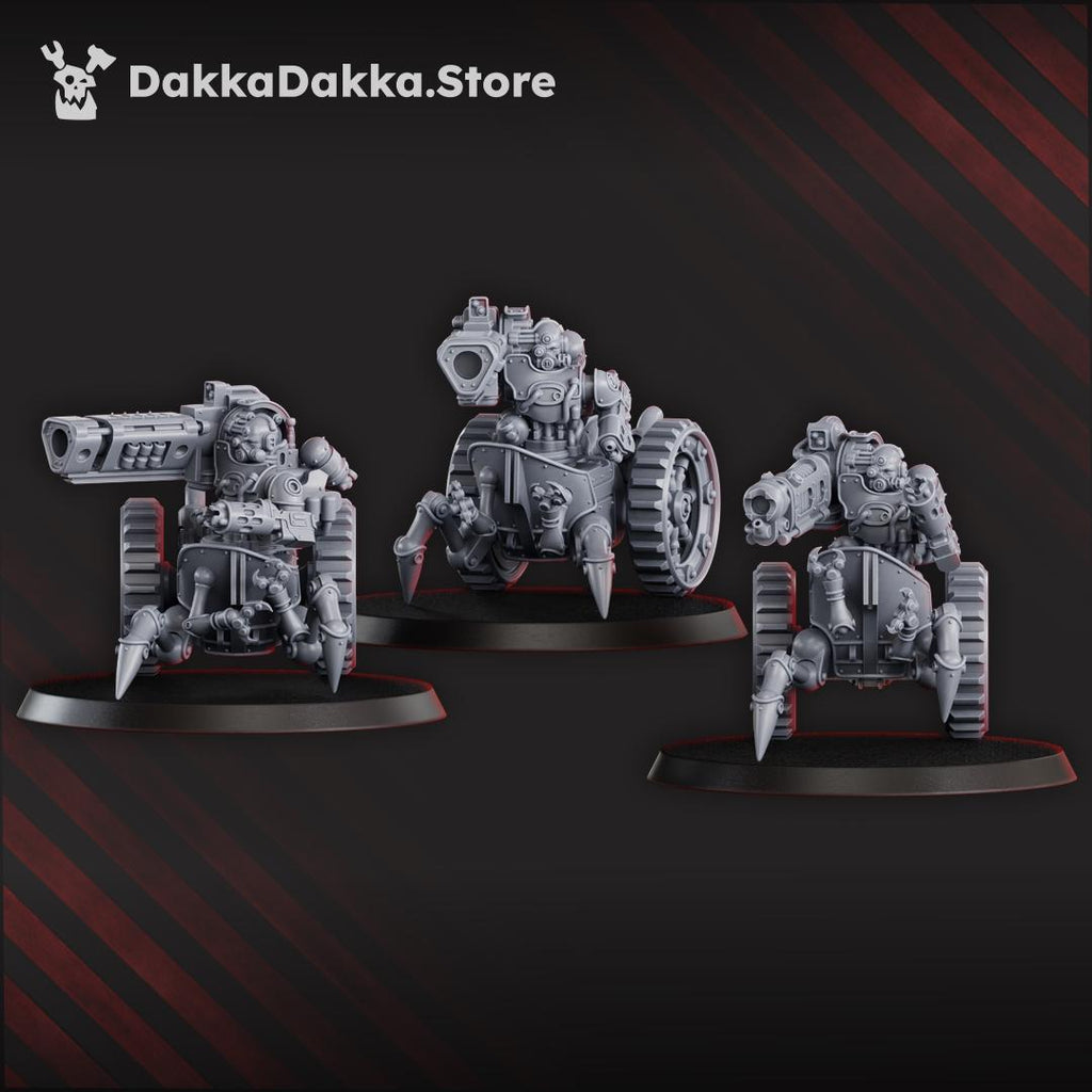 Machine Cult - 3x Destroyer Mechtaurs (Pre-Assembled)