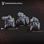 Image of the set of Machine Cult - 3x Destroyer Mechtaurs (Pre-Assembled) - by Seaside Crow