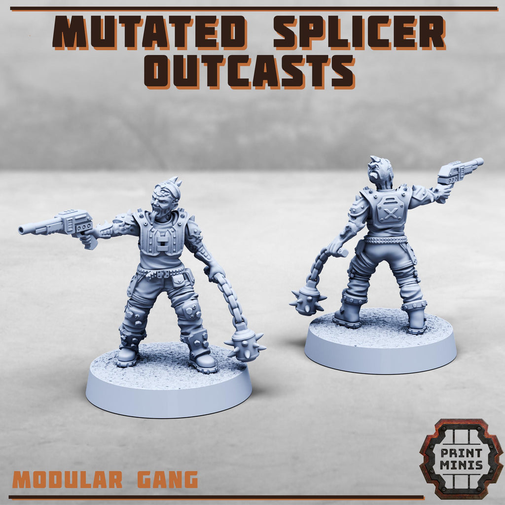 Image of the set of Stack City - 8x Mutated Splicer Outcasts - by Seaside Crow