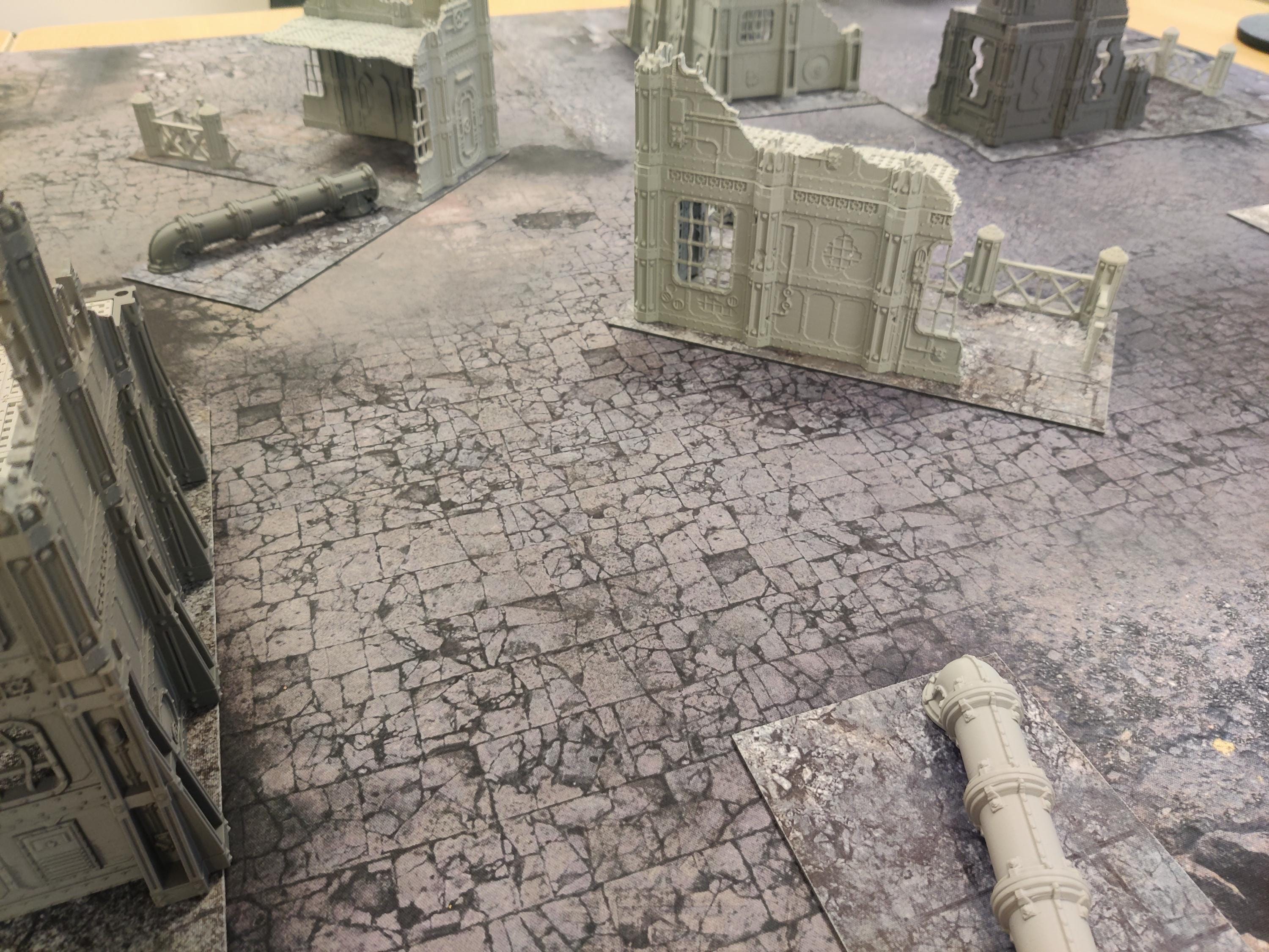 Image of the set of Fabricators Lair - Terrain Set (Competetive Setup 10th) - by Seaside Crow