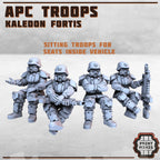 Image of the set of Kaledon Fortis - APC Troops - by Seaside Crow