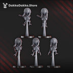Image of the set of Machine Cult - 5x Aerobellum Pursuers - by Seaside Crow