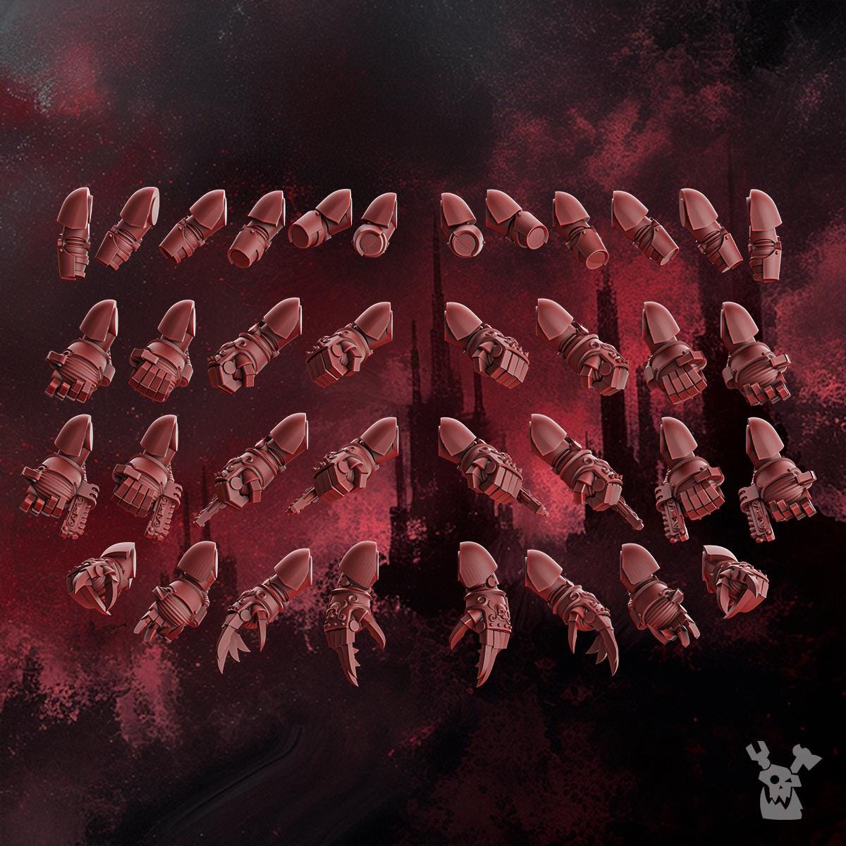 Crimson Wings - 5x Destroyer Arms/Fists