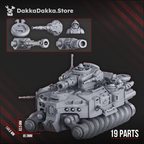 Image of the set of Machine Cult - Hovercraft Tank D-10 - by Seaside Crow