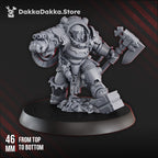 Image of the set of Gorgwork Comander In Heavy Armor - by Seaside Crow