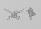 Image of the set of Erroish Tribe - 4x Ash Wastes Flies - by Seaside Crow